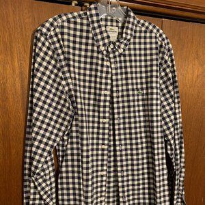 Lacoste Plaid Dress Shirt